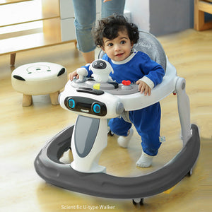 Baby Walker Anti-O-leg Baby Children's Multi-functional Anti-rollover Walker null