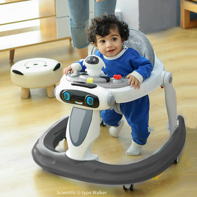 Baby Walker Anti-O-leg Baby Children's Multi-functional Anti-rollover Walker null