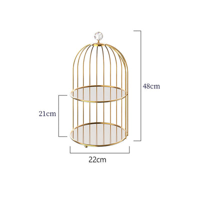 Dressing table perfume rack null