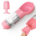 Pet Water Bottle Feeder Bowl Garbage Bag Storage Portable Pet Outdoor Travel 3 In 1 Dog Water Bottle null