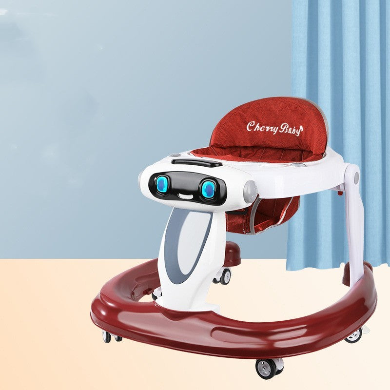 Baby Walker Anti-O-leg Baby Children's Multi-functional Anti-rollover Walker null