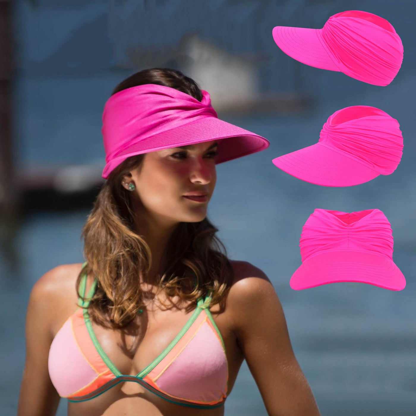 Women's New Empty Top Sunscreen Sports Beach Sun Hat null