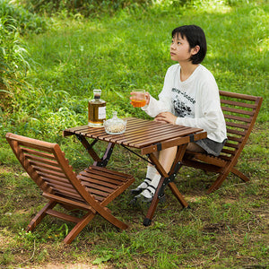 Portable Outdoor Folding Table And Chairs Set null