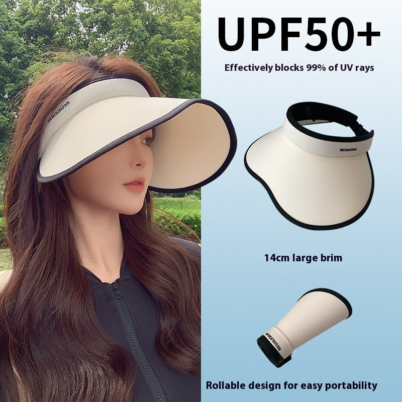 UV Protection Sunshade Female Sun Protection Hat Plus-sized null