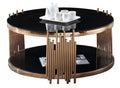 Marble Edge A Few Corners A Few Rock Plate Small Coffee Table Stainless Steel null