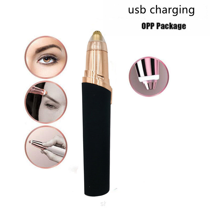 Eyebrow Epilator Maquiagem Profissional Completa Trymer Do Brwi Eye Brow Trimmer For Rasoir Visage Femme Make Up Eye Brow Shaper null