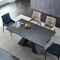 Retractable Slate Dining Table Home Rotating Modern Minimalist null
