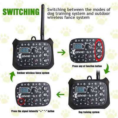 Automatic Remote Control Dog Trainer Pet Wireless Fence null