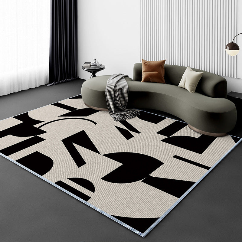 Living Room Carpet Fully Covered Bedroom And Household Sofa Table Carpet Bedside Stain-resistant Non-slip Foot Mat null