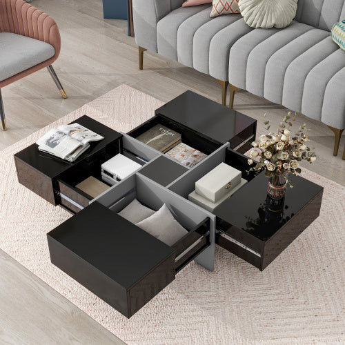 Modern Modular Storage Coffee Table - Morderncharm store