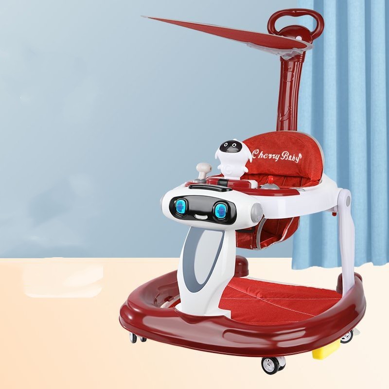 Baby Walker Anti-O-leg Baby Children's Multi-functional Anti-rollover Walker null