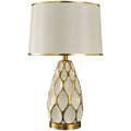 Modern Light-Luxury Creative Honeycomb Ceramic Table Lamp - Morderncharm store
