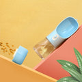 Pet Dog Water Bottle Feeder Bowl Portable Water Food Bottle Pets Outdoor Travel Drinking Dog Bowls Water Bowl For Dogs null