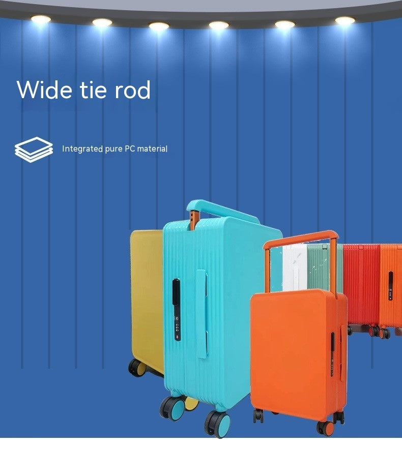 Draw-bar Luggage Wide Good-looking Women's Large Capacity Suitcase null