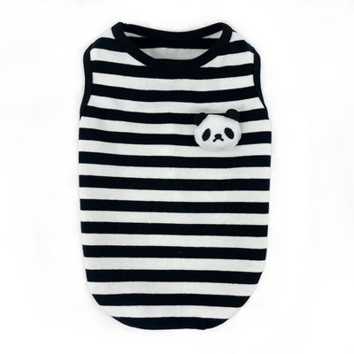 Striped Clothes Small Dog Pet Clothes Vest Type null