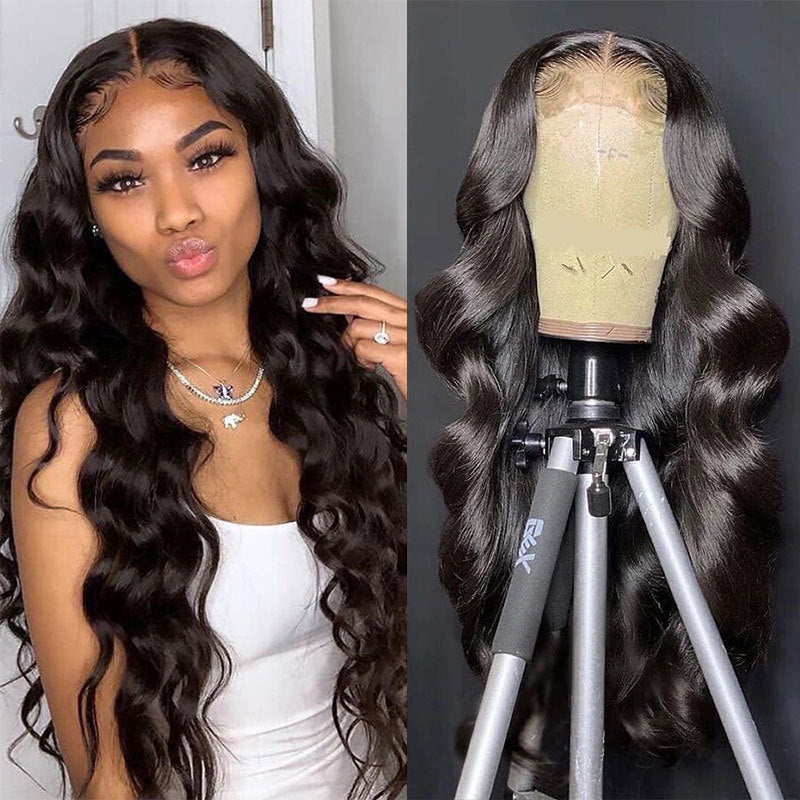Loose Deep Wave13x4 Transparent Lace Human Hair Sleeve null