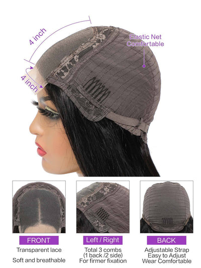 Front Lace Wig Human Hair Wig null