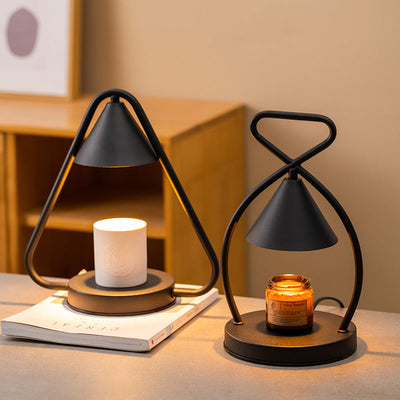 Creative Modeling Aromatherapy Wax Melting Iron Art Table Small Night Lamp null