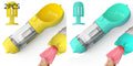 Pet Water Bottle Feeder Bowl Garbage Bag Storage Portable Pet Outdoor Travel 3 In 1 Dog Water Bottle null
