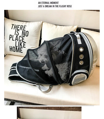 Portable Pet Puppy Backpack Carrier Bubble, New Space Capsule Design 360 Degree Sightseeing Rabbit Rucksack Handbag null