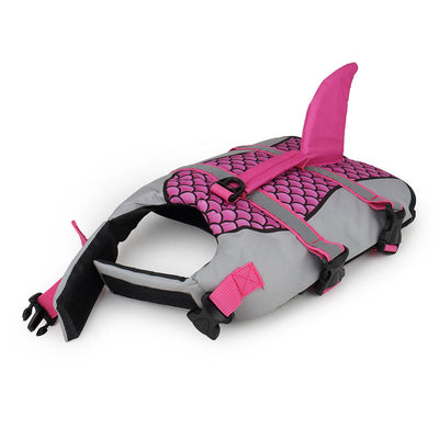 Swim Pet Dog Life Jacket Vest Clothes Life Vest Collar Harness Pets Swimming Summer Swimwear Scales Shark Pet Products null