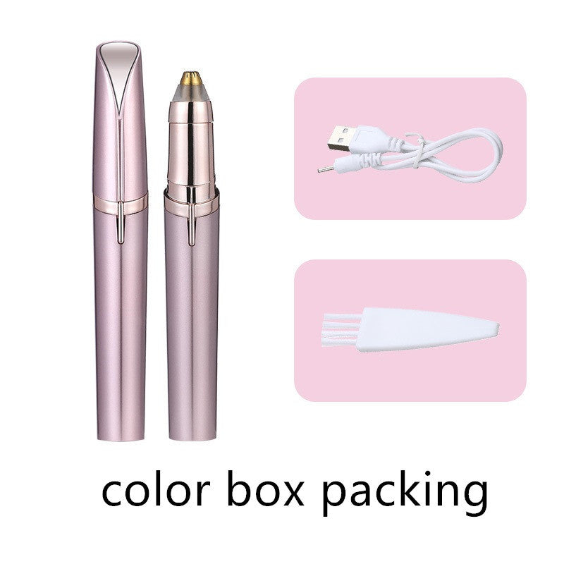 Eyebrow Epilator Maquiagem Profissional Completa Trymer Do Brwi Eye Brow Trimmer For Rasoir Visage Femme Make Up Eye Brow Shaper null