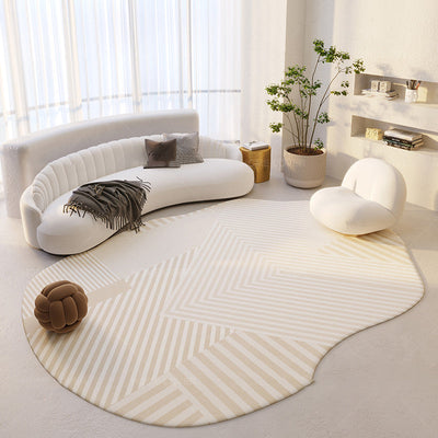Household Irregular Shaped Simple Sofa Coffee Table Floor Mats null