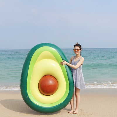Inflatable Giant Avocado Pool Float Pool Swimming Float Swimming Ring Pool Circle Party  Buoy Toy null
