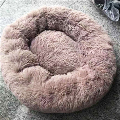 Round Long Hairy Autumn And Winter Nest Pad Cat Mattress null