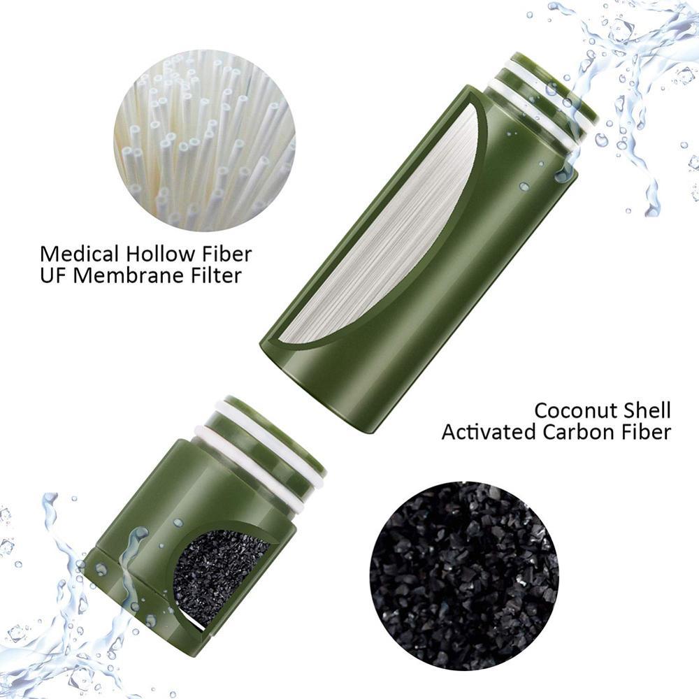 Multistage Outdoor Water Purifier for Emergency Camping Wilderness Survival null