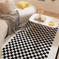 Living Room Carpet Checkerboard Bedroom Floor Cushion Sofa Coffee Table Blanket Dirt Resistant null