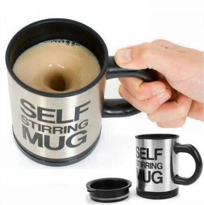 Automatic Lazy Self Stirring Magnetic Mug Creative 304 Stainless Steel Coffee Milk Mixing Cup Blender Smart Mixer Thermal Cup null