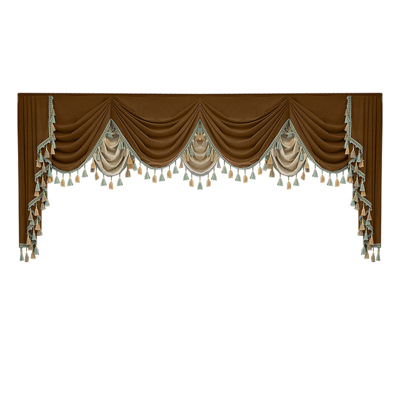 Grand Royal Velvet Valance & Curtain Set