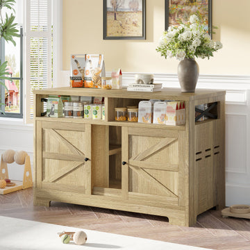 Litter Box Enclosure & Multi-Functional Storage Cabinet