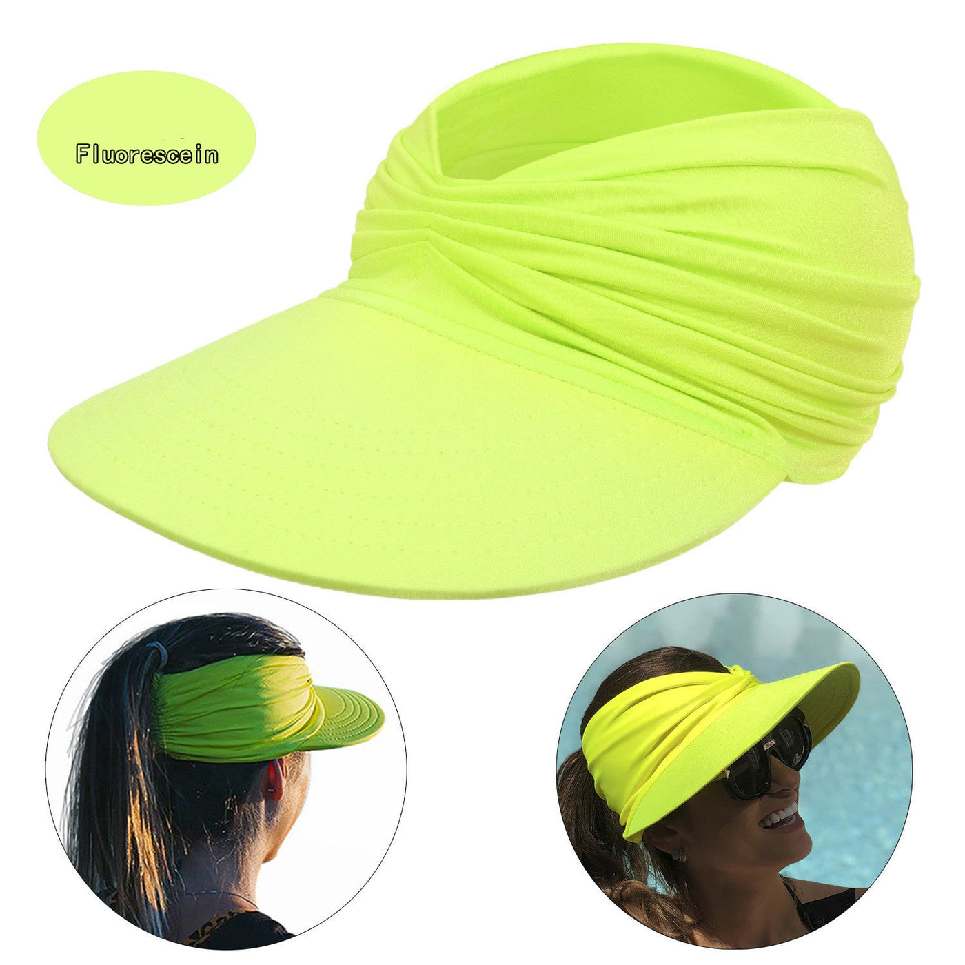 Women's New Empty Top Sunscreen Sports Beach Sun Hat null