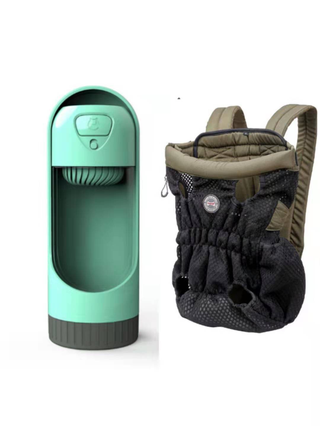 Pet Carrier Backpack Outdoor Travel Mesh Breathable Shoulder Bags null
