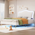 Modern Princess Crown Upholstered Bed - Morderncharm store