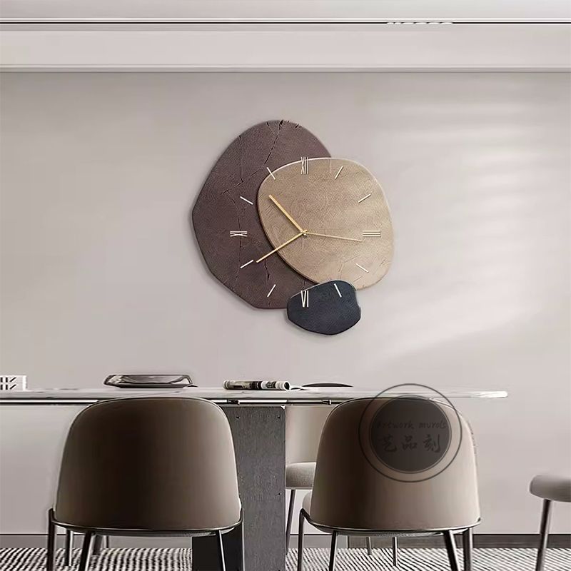 Modern Organic Stone Wall Clock