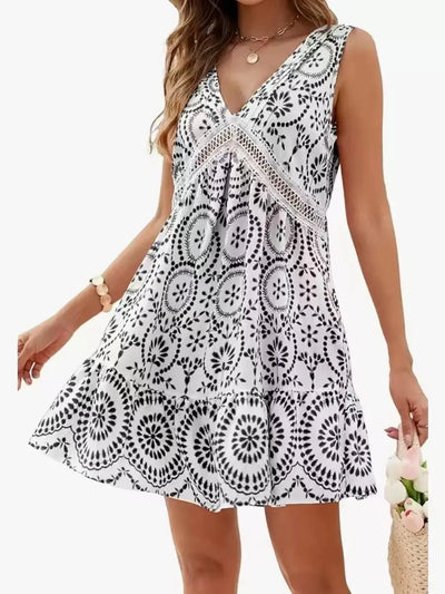 Women's Elegant Printed Hollow Lace