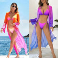 Cross-border Bikini Three Piece Swimsuit Women's Sexy Three-point Gradient null