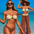 Bikini Three-piece Beach Pants Split Swimsuit For Women null