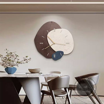 Modern Organic Stone Wall Clock