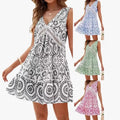 Women's Elegant Printed Hollow Lace