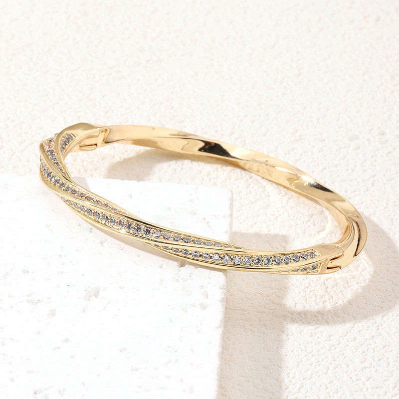 European And American Mobius Starry With Diamonds Bracelet null
