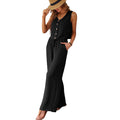 Fashion Suit Female Sleeveless Two-piece Suit null