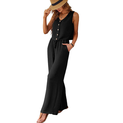 Fashion Suit Female Sleeveless Two-piece Suit null