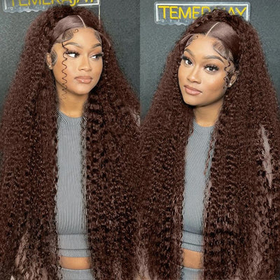 Chocolate Brown Human Hair Wig For Women null