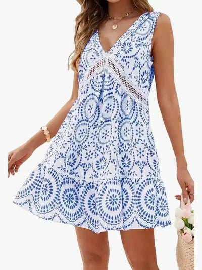 Women's Elegant Printed Hollow Lace