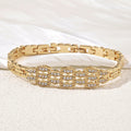 Japanese And Korean Simple Temperament Micro Inlaid Zircon Bracelet null