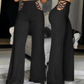 Women's Ribbon High Waist Wide Leg Pants null